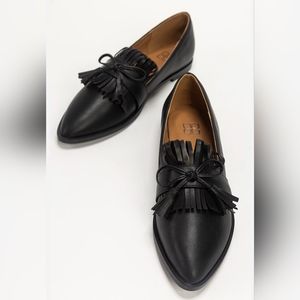Real leather tassel loafers size 38
